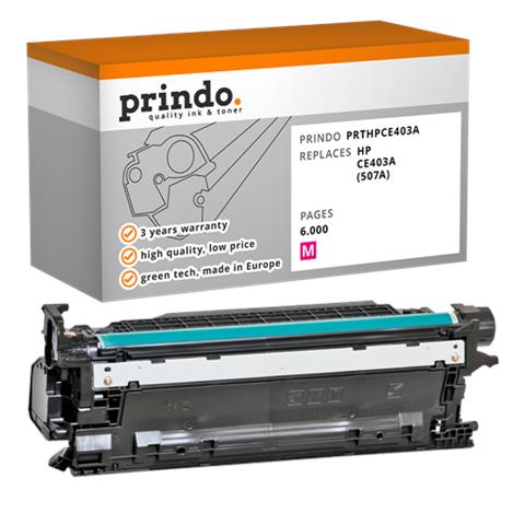 Toner Magenta Prthpce403a ~6000 Pagine Alternativa Per Hp Ce403a (507a)  - Foto 1