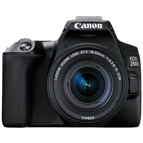 EOS 250D + EF-S 18-55mm f / 4-5.6 IS STM Kit Fotocamera SLR 24,1 MP CMOS 6000 x 4000 Pixel Colore Nero - Foto 2