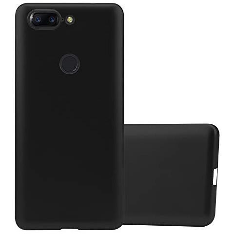 Cadorabo Custodia Compatibile Con Oneplus 5t In Nero Metallico - Coperchio Protettivo In Silicone Tpu Flessibile - Foto 1