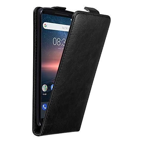 Cadorabo Custodia Compatibile Con Nokia 8 Sirocco In Nero Di Notte - Coperchio Protettivo In Design Flip Con Chiusura Magnetica - Foto 1