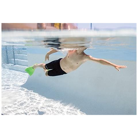 Booster, Pinna Unisex Bambini, Verde, 8-11 - Foto 2