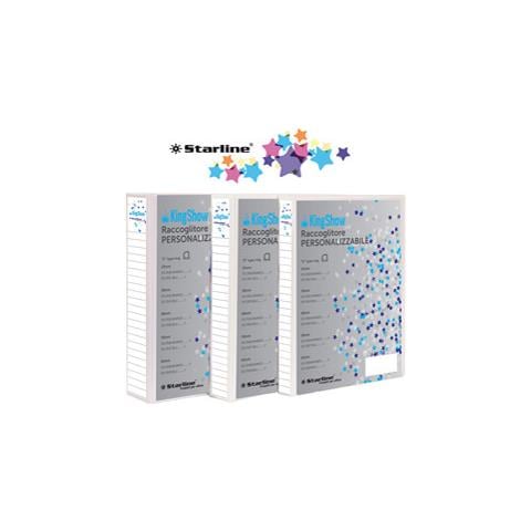Raccoglitore Kingshow 30 A4 4d Bianco 22x30cm Personalizzabile Starline - Foto 1
