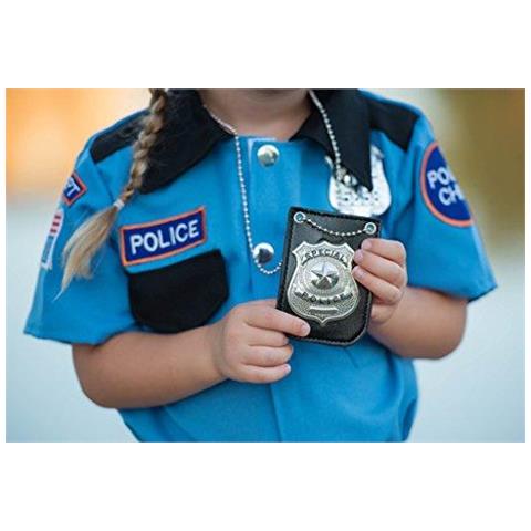 Finta Play Distintivo Della Polizia Con Catena E Clip Da Cintura - Foto 2