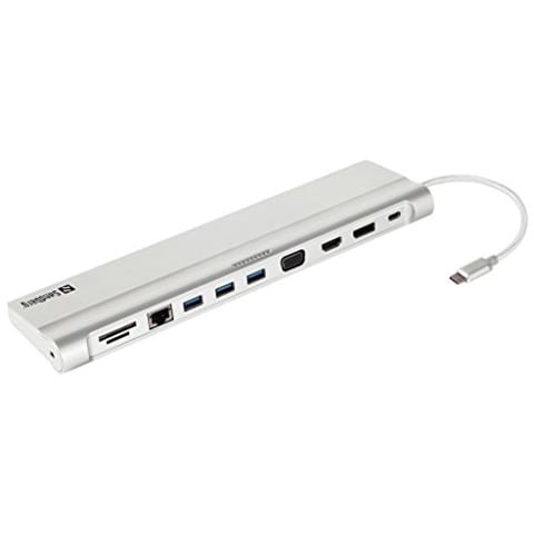 All-in-1 Docking Station 136-23 USB 3.0 Argento - Foto 2