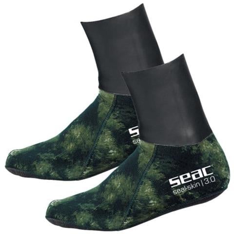 Seac Calzari Seal Skin Anatomic Camo 3mm Mimetico Verde S - Foto 1