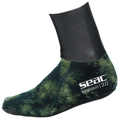 Seac Calzari Seal Skin Anatomic Camo 3mm Mimetico Verde S - Foto 2