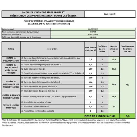 Lavastoviglie VS1010J Capacità 10 Coperti Classe E Colore Acciaio Inox - Foto 11