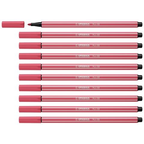 Pen 68 - Pennarello Premium - Confezione da 10 - Rosso Fragola - Foto 1