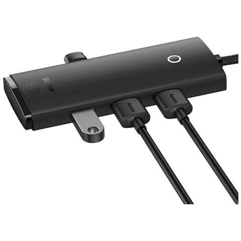 WKQX030001 hub di interfaccia USB 3.2 Gen 1 (3.1 Gen 1) Type-A 5000 Mbit /s Nero - Foto 3