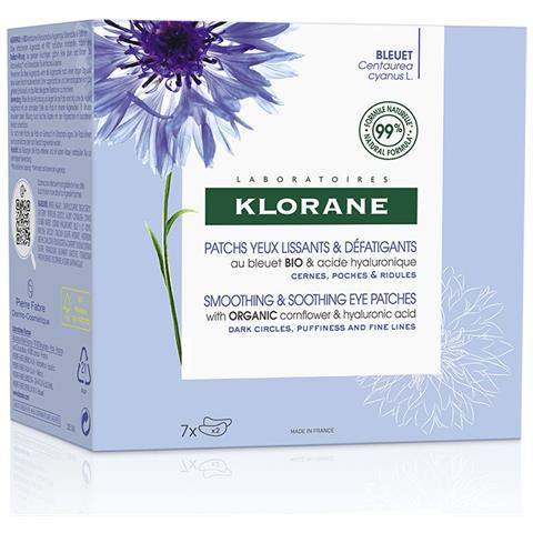 Patch Occhi Defaticanti Express 7x2 Mirtillo Biologico E Acido Ialuronico Klorane - Foto 1