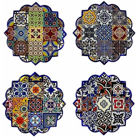 Sottobicchieri 10,8 X 10,8 X 0,7 Cm (4 Pezzi) - Foto 1