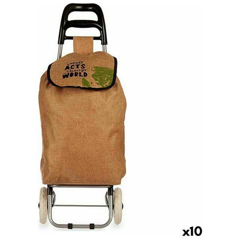 Carrello Marrone 3,3 L 36 X 95 X 35 Cm (10 Unità) - Foto 1