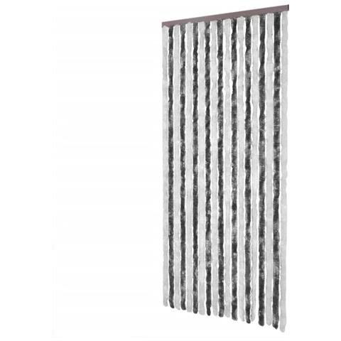 Tenda Antimosche Grigia E Bianca 100x200 Cm In Ciniglia - Foto 2