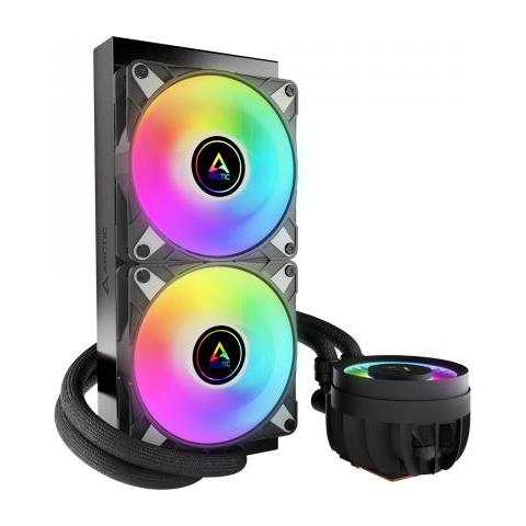 Dissipatore CPU a LiquidoWater 240 ARGB per Socket Intel LGA1851/LGA 1700 e SocketAMD AM4 / Presa di corrente AM5 - Foto 2