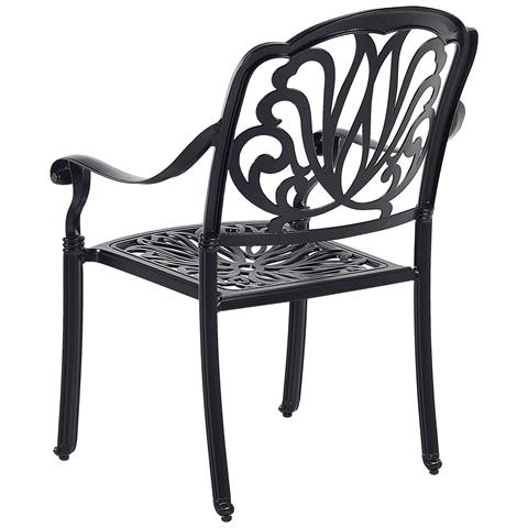 Set Di 4 Sedie Da Giardino Nero Ancona - Foto 8