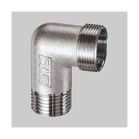 Gomito Maschio Cromato 1 - Foto 1