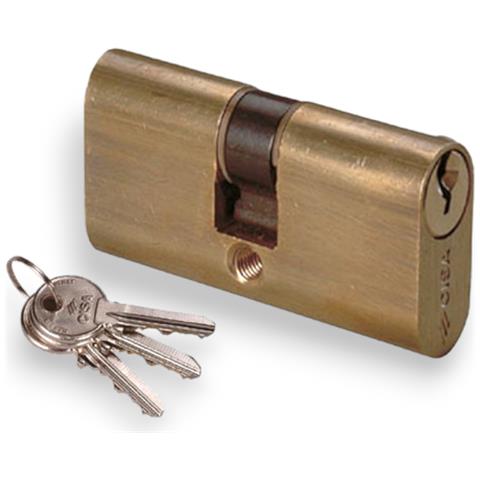 Cilindro Ovale In Ottone 55 Mm Per Serrature Da Profilati - Foto 1