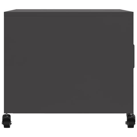 Tavolino da Salotto Nero 100,5x39x72 cm in Acciaio - Foto 2