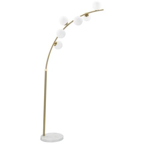 Lampada Da Terra Glamy Arc 6 Luci Cm 130x45x220-246 - Foto 1