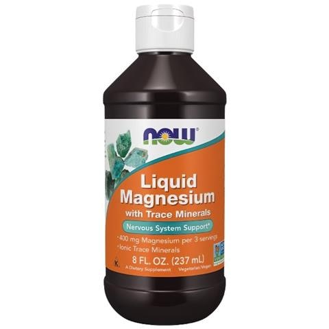 Magnesio Con Oligominerali 133 Mg 237 Ml Liquido Now Foods - Foto 1