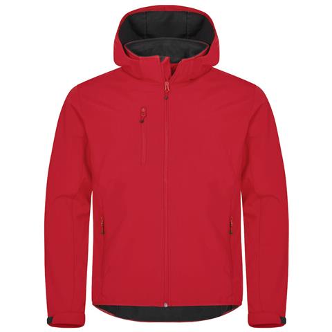 Classic Softshell Hoody Man Rosso 4xl - Foto 1