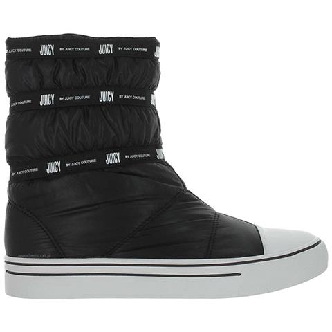 Juicy Couture Donna Calinda Stivali Da Neve Isolati Neri E Lucidi 36 - Foto 1