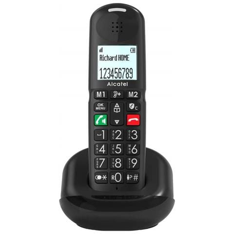 xl685 duo telefono cordless dect + aggiuntivo vivavoce audio potenziato 2 tasti memorie dirette nero - Foto 1