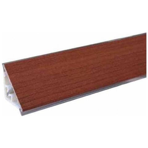 Alzatina Triangolare In Pvc Rivestita In Carta Colore Ciliegio 4 Metri - Foto 1