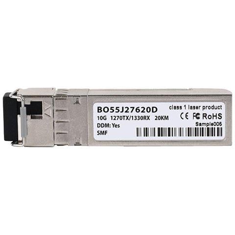 Transceiver compatibile Planet Mtb-la20 Bo55j27620d Sfp+ Bidi, Lc-simplex, 10gbase-bx-u, fibra monomodale, Tx1270nm /rx1330nm, 20km, Ddm, 0c /+70c (mtb-la20-bo) - Foto 1