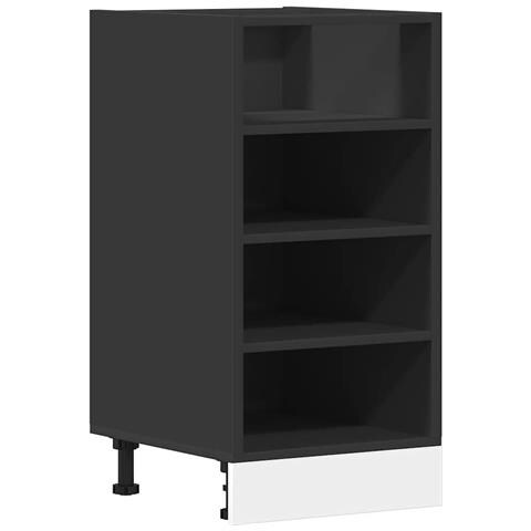 Armadio Inferiore “Riga” Nero 40x44,5x81,5 cm - Foto 1