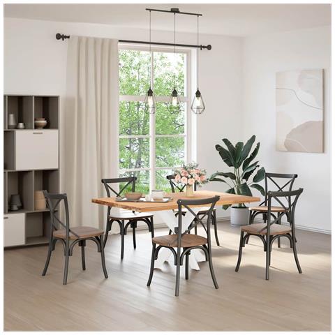 Gamba Tavolo Pranzo Forma Ragno Bianco 85x85x(72-73) Cm Acciaio - Foto 2
