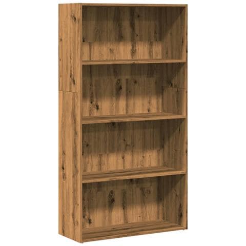 Libreria Rovere Artigianale 80x30x152 Cm In Legno Multistrato - Foto 2