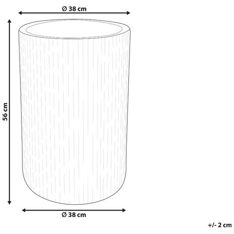 Vaso Per Piante Eantio 37 Cm Nero - Foto 6
