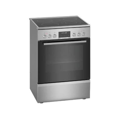 Cucina Elettrica HKS79U250 4 Zone Cottura Forno Elettrico Classe A Dimensioni 60 x 60 cm Colore Nero Argento - Foto 1