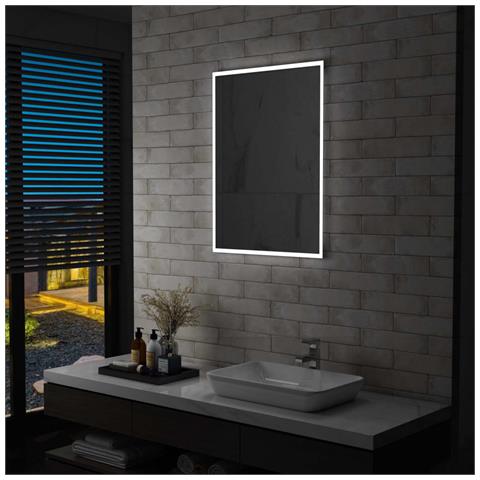 Specchio Da Parete A Led Per Bagno 60x80 Cm - Foto 8