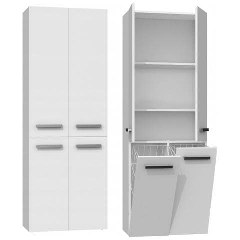 NEL 2K DD BIEL armadietto di conservazione per bagno Bianco - Foto 1