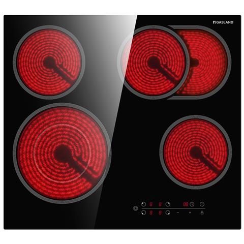 Gasland Piano Cottura In Ceramica Ch604bf 4 Fuochi Da Incasso, Piano Cottura In Ceramica 60cm 6600w - Foto 1