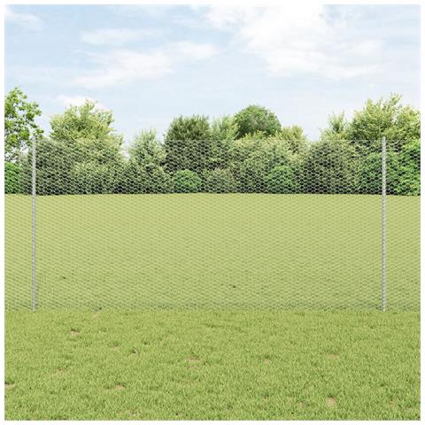 Pali per Recinzione 10 pz Canale a U 120 cm Acciaio Galvanizzato - Foto 2