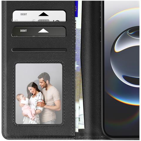 Custodia A Portafoglio Per Iphone 16 In Pelle Premium Con Funzione Stand - Foto 2