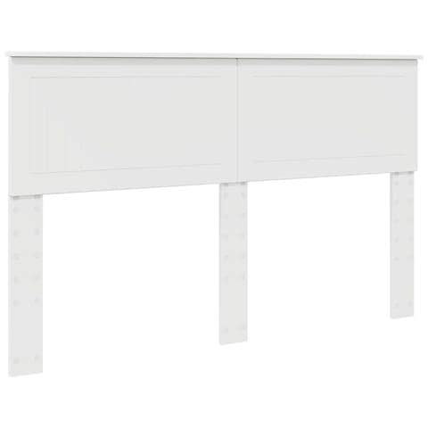 Testiera con testiera Bianco 150 cm Legno multistrato - Foto 1
