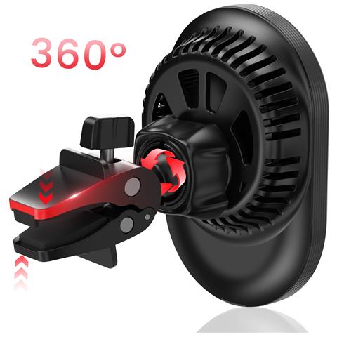 Supporto E Caricatore Auto Magsafe Qi2 15w Per Smartphone, Nero - Foto 5