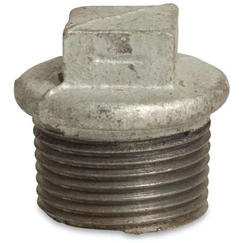 Tappo Filettato In Ghisa Malleabile  2 Pollici - Foto 1