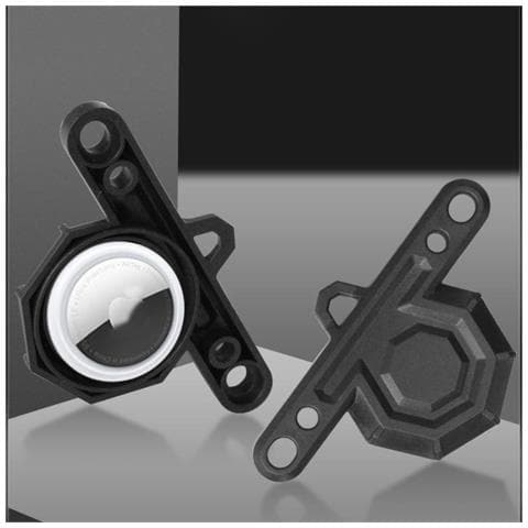 Supporto Airtag Per Bici: Custodia Protettiva Antifurto In Abs Per Localizzatori Bicicletta Compatibile Con Apple Airtag Blue - Foto 2