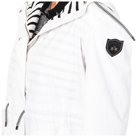 Giacca Da Donna A Maniche Lunghe Con Cappuccio Fisso E Coulisse Regolabile Lwo002 - Foto 2