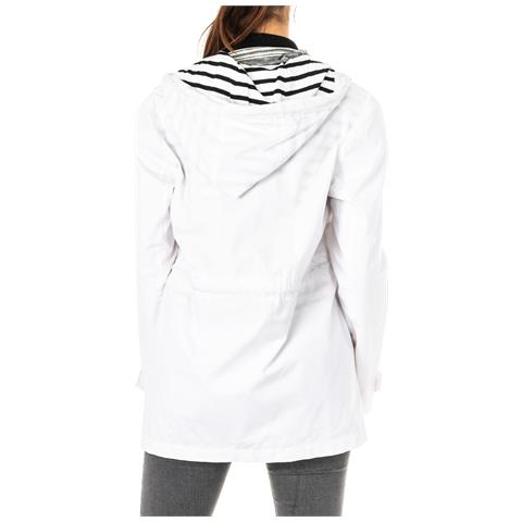 Giacca Da Donna A Maniche Lunghe Con Cappuccio Fisso E Coulisse Regolabile Lwo002 - Foto 3