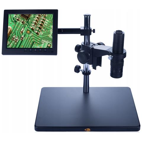 Mikroscopio Digitale Earth Pro Mcep-0.5x - Zoom 7x-45x, Display 8"", Illuminatore 56xled, Camera Tucana | Ottica Avanzata | Uso Professionale - Foto 2