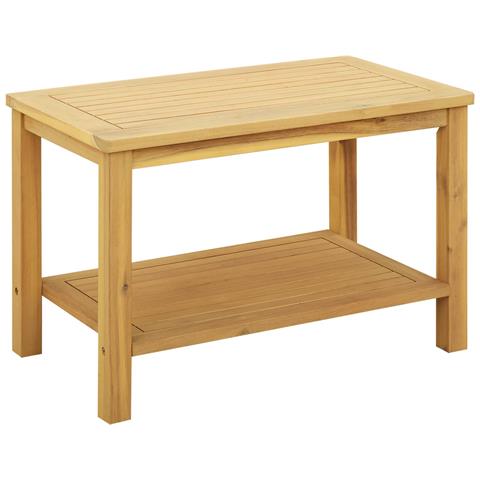 Tavolo laterale Olio Naturale 70 x 40 x 45 cm - Foto 1