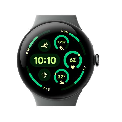 Pixel Watch 3 AMOLED 45 mm Digitale Touch screen Grigio Wi-Fi GPS (satellitare) - Foto 1