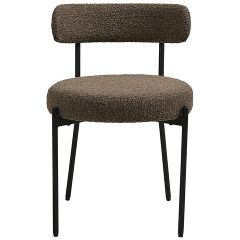 Set Di 2 Sedie Badalona-marrone-tessuto-49,5x47x72,5 Cm - Foto 2
