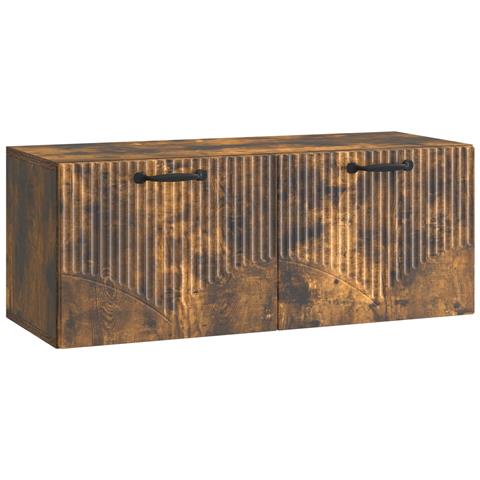 Mobile Porta TV da Muro Rovere Fumo 78,5 x 31 x 30 cm - Foto 1